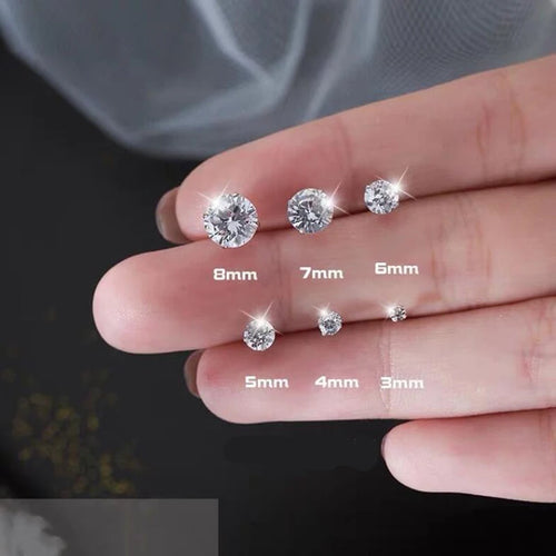 Pendientes de moissanita (2 quilates, color D) con certificado para mujer – Oro blanco y plata de ley S925 – Pendientes estilo diamante cultivado en laboratorio con talla brillante
