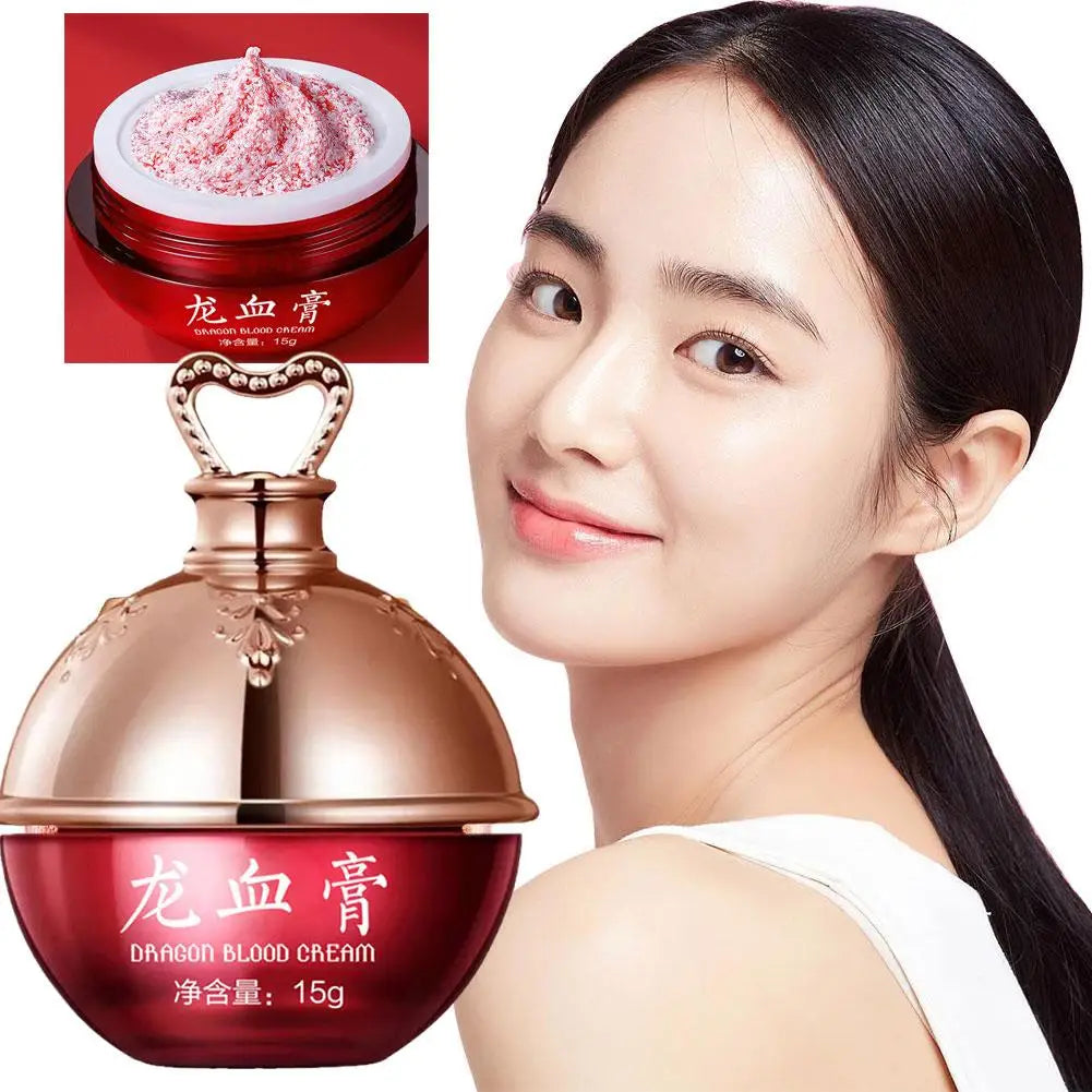 Crema facial con retinol y sangre de dragón: hidrata, repara, aclara y disimula líneas de expresión, poros y acné; ilumina el tono de la piel (cosmética coreana).