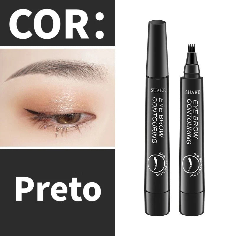 Caneta Designer Efeito Fios Naturais